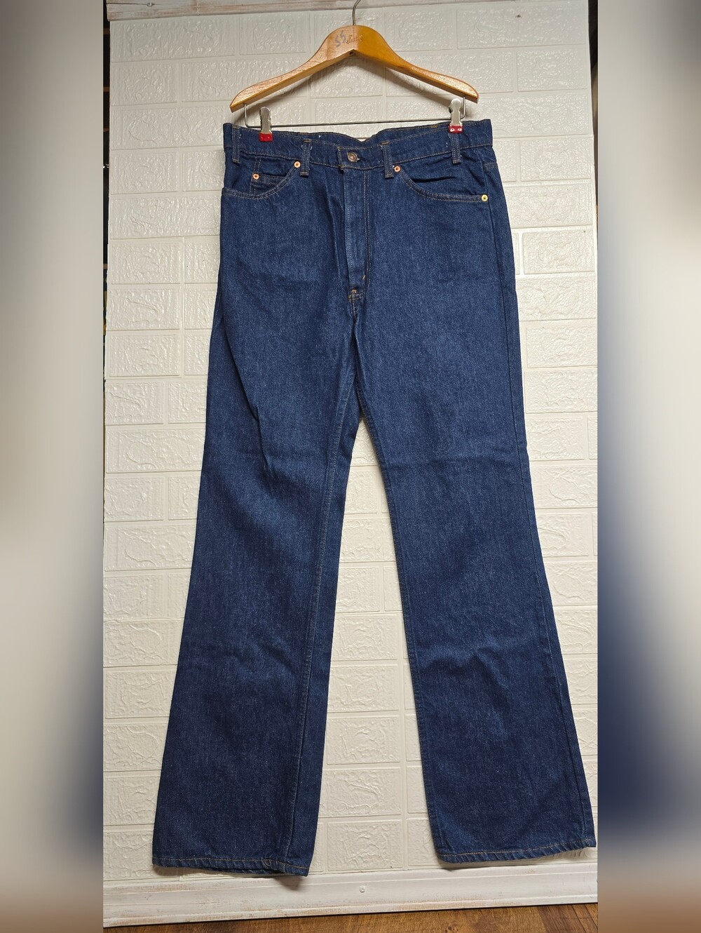 1972 Retro Classics Men's Dark Blue Denim Levi Strauss Co Jeans W36 L34